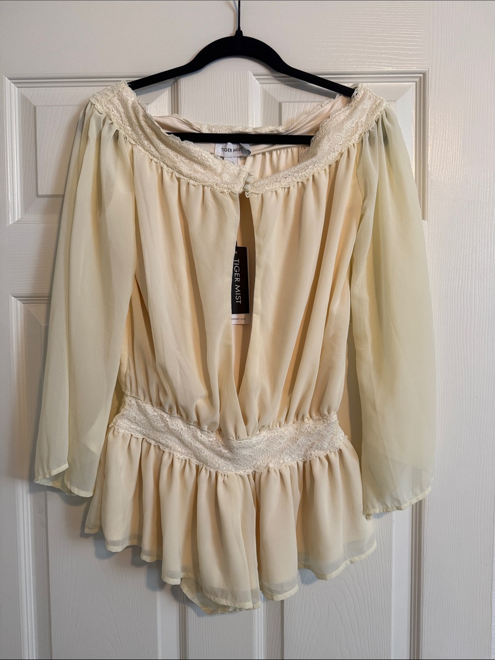 Tiger Mist Tessie Playsuit in Ivory